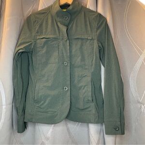 VTG Eddie Bauer Women’s Lightweight‎ Buttonup Jacket Size 4 W Multiple pockets